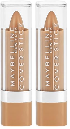 Maybelline New York Cover Stick Corrector Concealer Deep Beige 0.16 oz (Pack of 2) – Variation 04