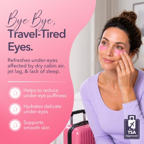 Laki Naturals Travel Under Eye Gels – Depuff, Hydrate & Brighten Post-Flight