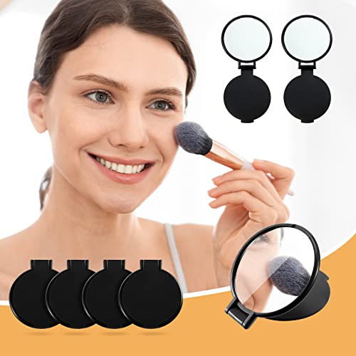 Yalikop 36 Pcs Black Compact Makeup Mirrors - Portable & Foldable