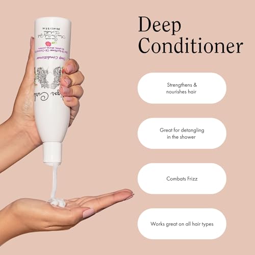 Rizos Curls Deep Conditioner, Travel Size Moisturizing Hair Treatment, 2.5 oz
