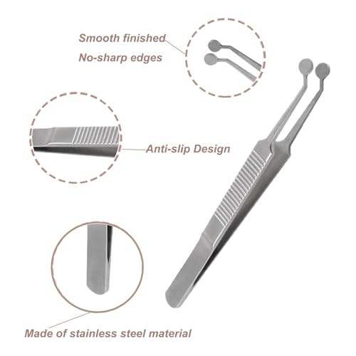 LIFTATAPA Meibomian Gland Expressor Forceps - Stainless Steel Tweezer for Dry Eye