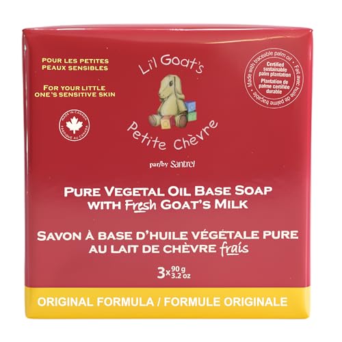 Li’l Goat’s Gentle Goat Milk Soap Original - 3 x 90g Moisturizing Bar