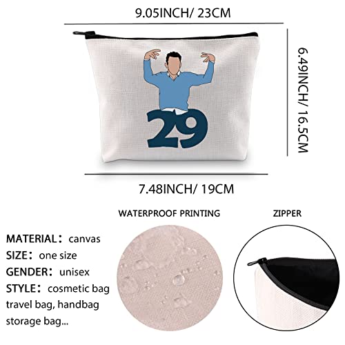 Schmidt 29 TV Show Cosmetic Bag - Durable Cotton Linen Makeup Organizer