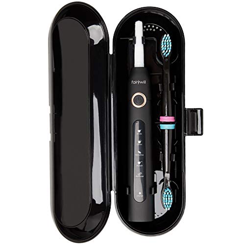 Nincha Black Electric Toothbrush Travel Case for Fairywill/Seago/Teethory/Sonic Brushes
