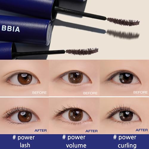 BBIA Never Die Waterproof Mascara 2 Colors Power Black 01 - Volumizing & Lengthening