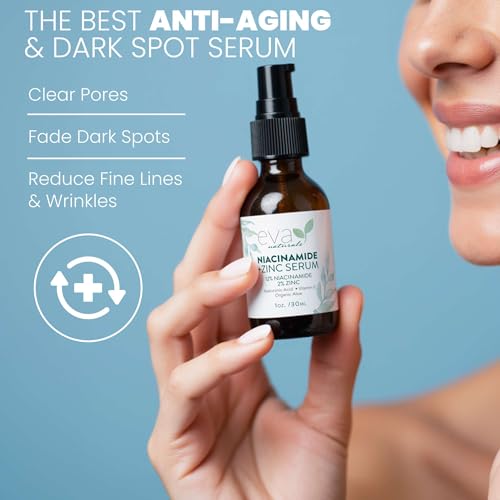 Niacinamide Serum with Zinc PCA & Hyaluronic Acid - 1 oz | Dark Spot Fader & Pore Minimizer