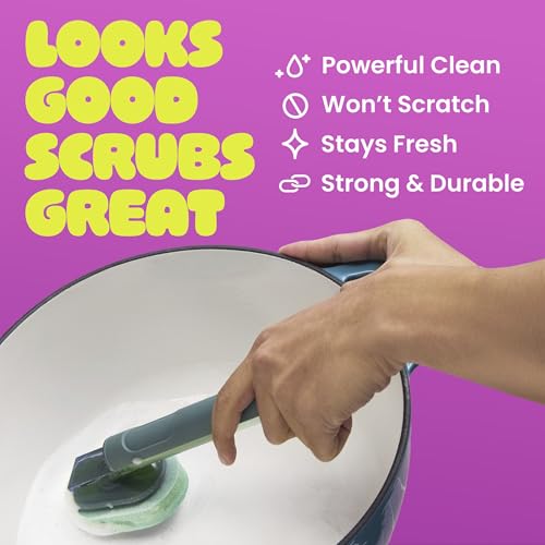 Scotch-Brite Brite Fillable Dishwand with Soap Dispenser
