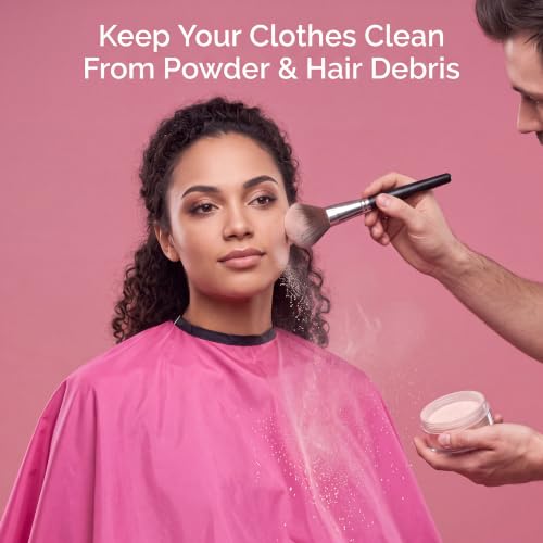 Geyoga Short Makeup Cape for Haircuts & Salon Use