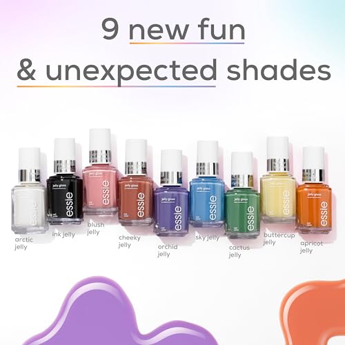 essie Apricot Jelly Gloss Nail Polish - Vegan Sheer Orange 0.46 Fl Oz