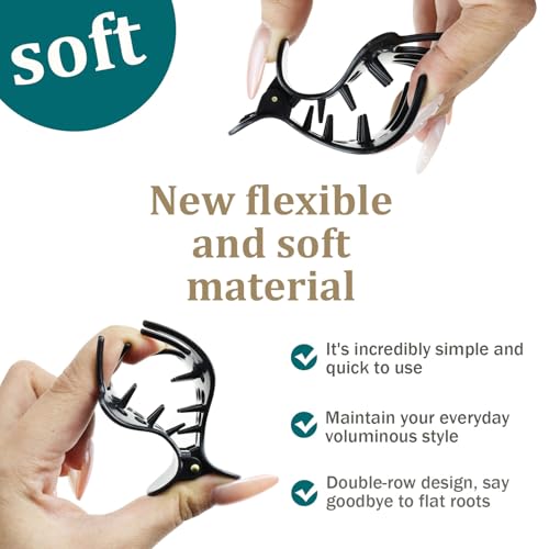 Ceoyiler Root Lifting Hair Clips for Volume - Soft Hair Styling Accessories