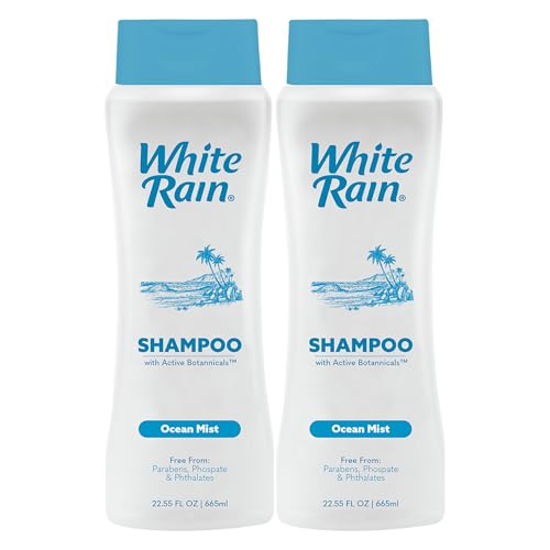 White Rain Ocean Mist Moisturizing Hair Shampoo Pack of 2, 15 fl oz each