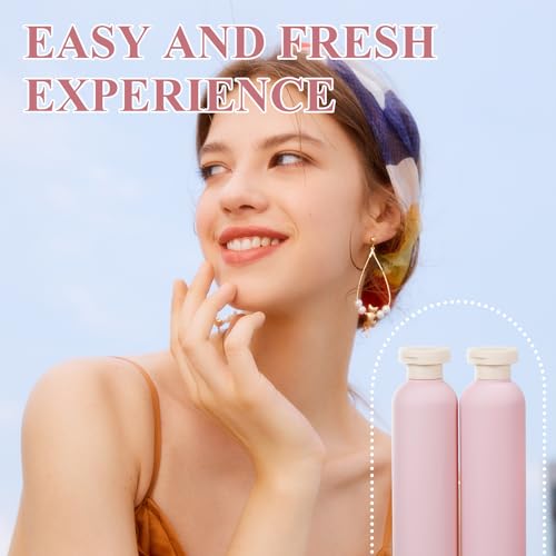 ASEVAT Leak-Proof Travel Bottles Set for Toiletries, TSA Approved, 10 oz, Refillable Squeeze Containers