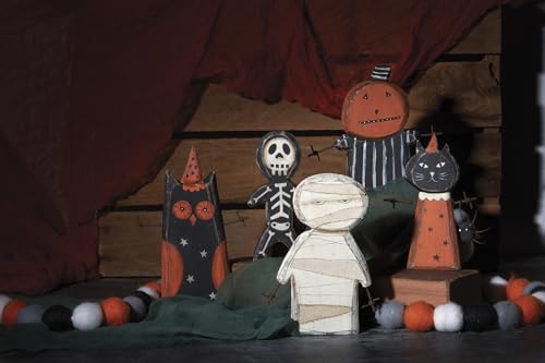 Primitives by Kathy Chunky Mummy Sitter - Halloween Decor