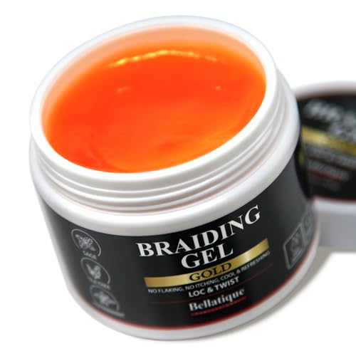 BELLATIQUE Braiding Gel - Maximum Hold for LOCs & Twists, 10 oz