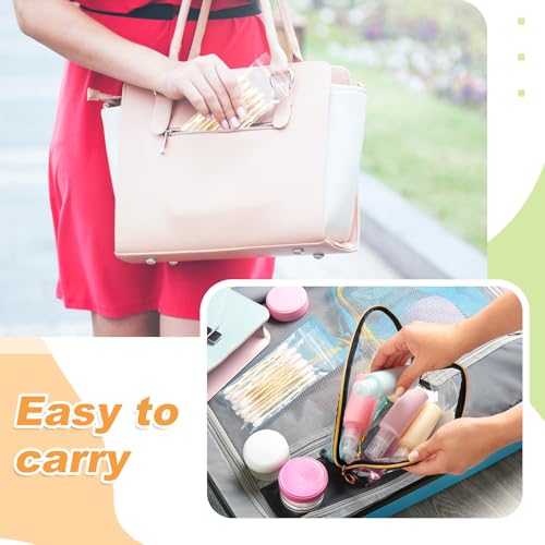 Demissle 300 Pcs Travel Cotton Swabs Individually Wrapped for Personal Care