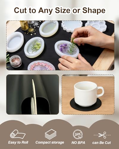Large Silicone Craft Mat, 31.5'' x 23.6'', Heat Resistant & Non-Skid