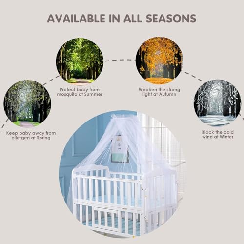 Breathable Baby Mosquito Net Canopy for Cribs | Vawolecy