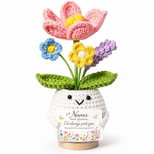 Handmade Crochet Tulip Flower Gift for Nana - Thoughtful Appreciation