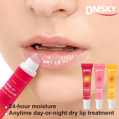 Dmsky 24 Pack Flavored Lip Gloss Set - Clear, Hydrating, Non-Sticky Lip Oil