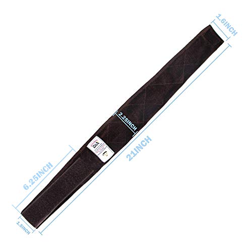 GEXWORLDWIDE Wig Grip Band for Hair, Adjustable Velvet Headband, Dark Brown