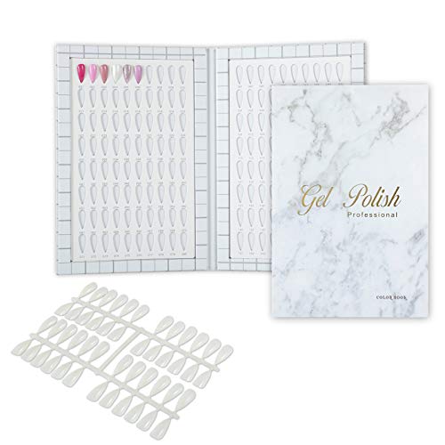 160 Nail Color Display Book with 240 Tips - A04 for Nail Art