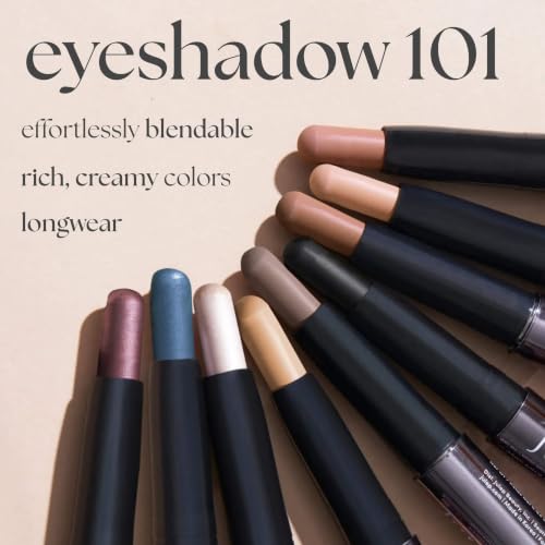 Julep Eyeshadow 101 Cream-to-Powder Waterproof Eyeshadow Stick ? Champagne Shimmer ? Long-Lasting, Buildable, Crease-Proof, Cruelty Free, Shimmer Finish with Built-In Smudger