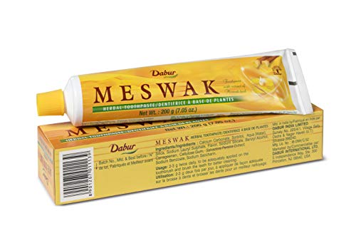 Dabur Meswak Herbal Toothpaste with Miswak Essence - Pack of 3