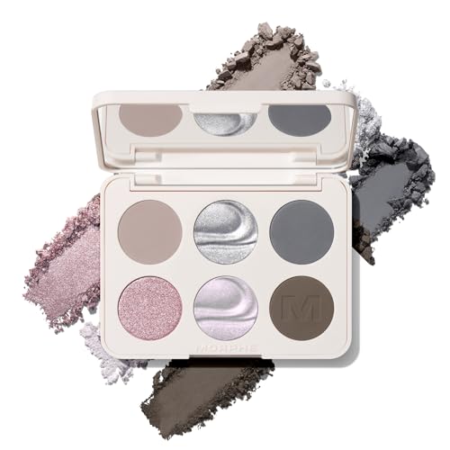 Morphe ChromaPlus 6-Pan Eyeshadow Palette - Matte, Shimmer & Metallic