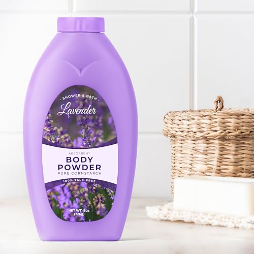 R-NEU Talc-Free Body Powder for Women - 8 oz Royal Bouquet