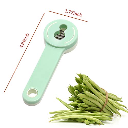 2-Pack Stainless Steel Bean Cutter Shredder for Easy Vegetable Prep