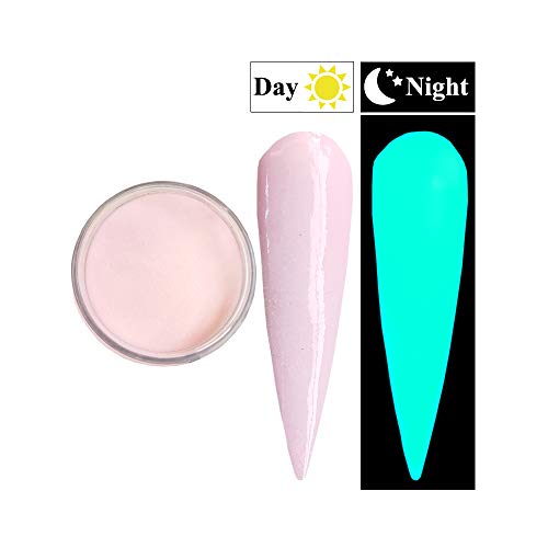 Glow in the dark Pink Acrylic Nail Powder for French Art 1OZ