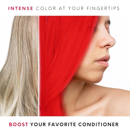 Watercolors Base Drops Red - Temporary Hair Dye for Women, 4oz