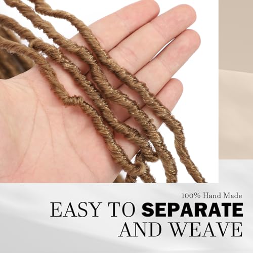DACAI XIU 30 Inch Faux Locs Crochet Hair - Pre-Looped Goddess Locs (7 Packs)