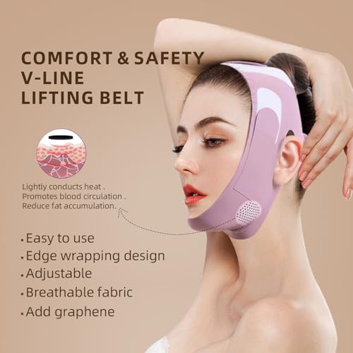 V-Line Chin Strap for Sleep & Yoga - Reusable Jaw & Face Shaping Band