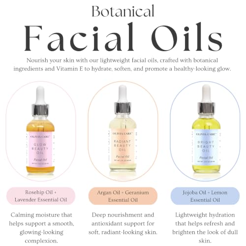 Radiant Facial Oil with Argan & Geranium - Anti-Aging Hydration