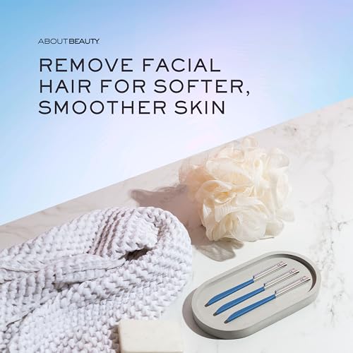 About Face Pro-Premium Facial Razors - 3 Pack for Hair Removal & Dermaplaning