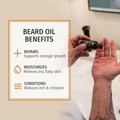 Live Bearded Executive Beard Oil - Cedar & Vanilla Natural Conditioner