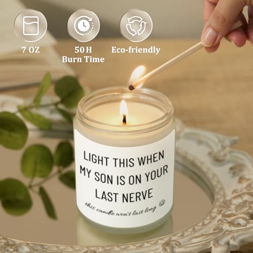 Humorous Lavender Candle Gift for Daughter-in-Law - 7oz