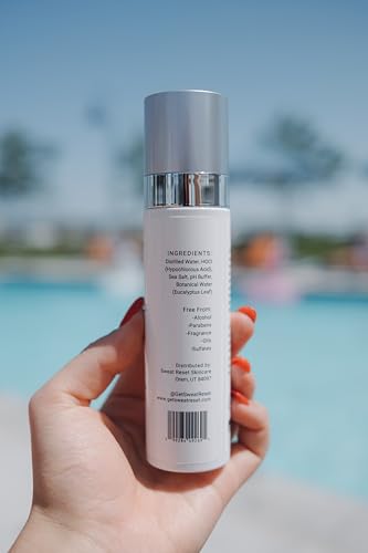 Sweat Reset Hypochlorous Acid Face & Body Spray - 3.4 oz Refreshing Mist