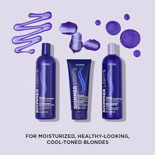 Clairol Professional Shimmer Lights Violet Toning Mask for Blonde Hair
