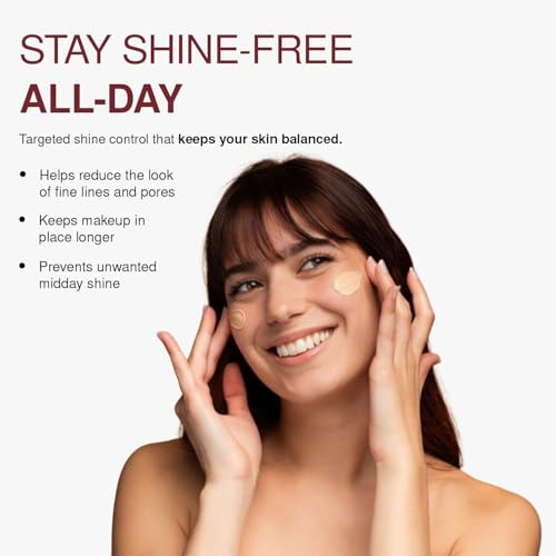 Palladio Rice Primer - Lightweight Oil Control & Matte Finish, 0.71 Fl Oz
