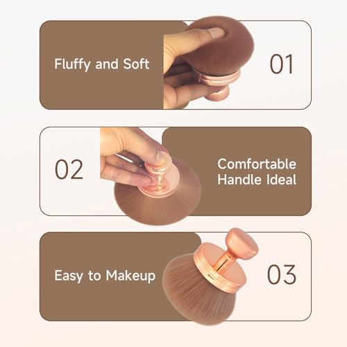 Extra Large Self Tanning Brush for Flawless Body Makeup