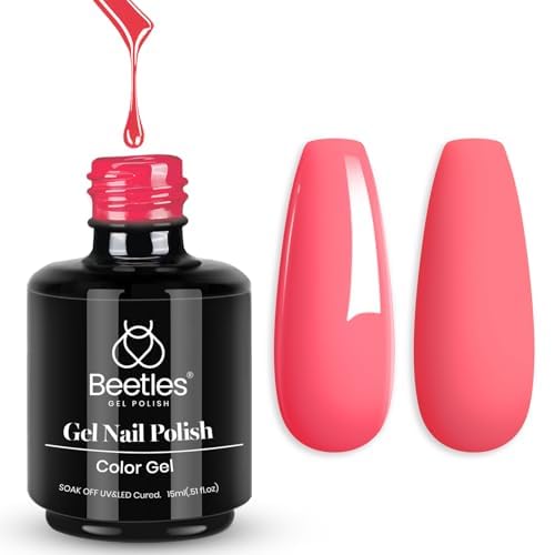 Beetles Purple Gel Polish - Lilac Light Purple Nail Color | 15ml Soak Off UV LED Gel for Summer Manicure