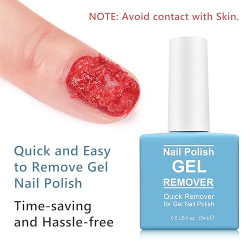 No Foil Gel Nail Polish Remover – 3-Minute Acetone-Free Formula