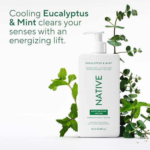 Native Eucalyptus & Mint Body Lotion - 16.5 fl oz | Deep Moisturization for All Skin Types