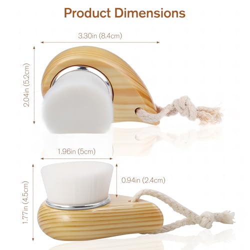 Soft Bristle Facial Cleansing Brush for Deep Pore Cleaning