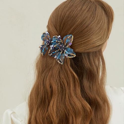 Mistofu Handmade Copper Wire Butterfly Hair Clips – Elegant Hair Accessories for Women & Girls