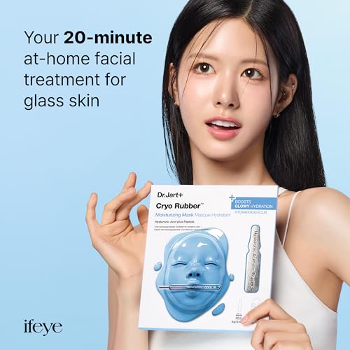 Dr.Jart+ Cryo Rubber Cooling Mask with Serum Ampoule – Moisturizing Mask, New Formulation (Travel Size)