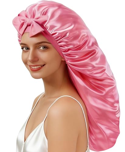 Silk Bonnet for Women - Satin Sleep Cap for Curly Hair