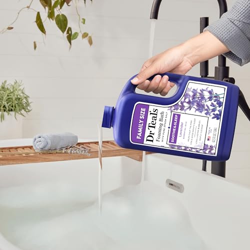 Dr Teal's Soothe & Sleep Lavender Foaming Bath with Epsom Salt, 62.5 fl oz
